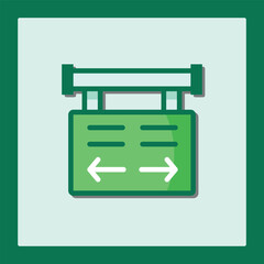 Directional Sign Icon: Guiding Navigation with Clarity