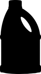 Adobe IlluBleach bottle silhouette vector icon sign symbol illustration design.strator Artwork