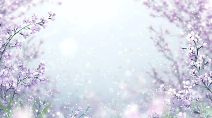 Obraz premium Spring flowers, soft light, nature background, card design