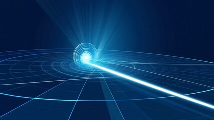 Abstract Technology Art: A Futuristic Digital Design of a Dynamic System