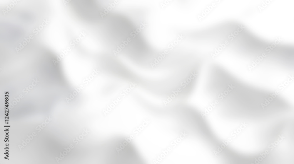 Fototapete blur Mesmerizing Abstract Wavy Texture in Soft Monochrome Gradient Background
