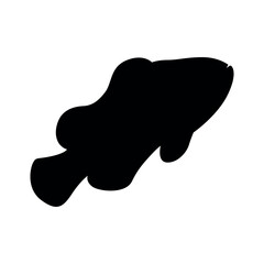 Clown Fish Silhouette