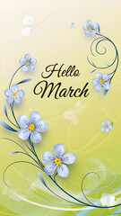 Hello March Floral