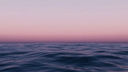 Obraz premium Serene Ocean Sunset: A Peaceful Landscape Painting