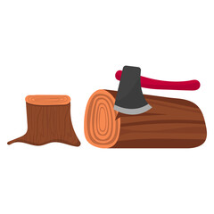 Illegal Logging Illustration