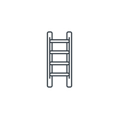 Ladder icon symbol vector illustration isolated on white background