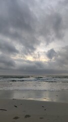 sunset on the beach