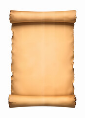 A light brown scroll textured, aged parchment paper 01