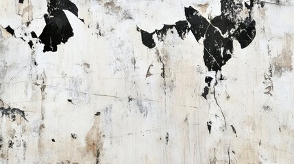 Time-worn Urban Wall: A Grunge Abstract of a Weathered Building Facade