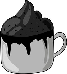 cup of coffee with milk