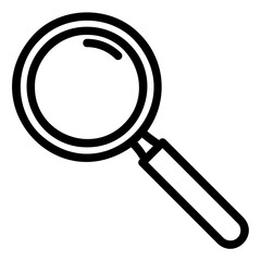 magnifying glass Line Icon