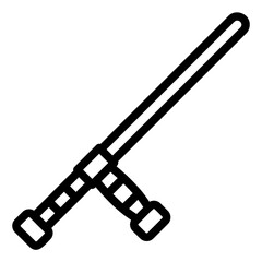 baton Line Icon