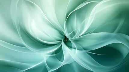 Obraz premium Teal abstract swirl design