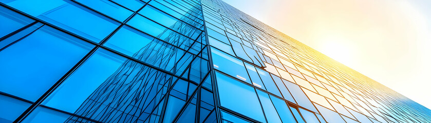 Modern Glass Building Illustration