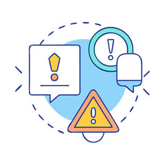 security alert icon, security alert vector illustration-simple illustration of security alert, perfect for security alert logos and icons