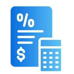 taxation Gradient icon