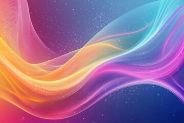 Abstract background with vibrant colors and swirling lines, creating an energetic atmosphere