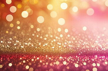 vibrant bokeh glitter textured background
