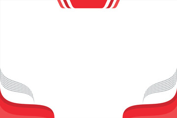 Designs Background white and Red Banner Vector