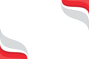 Designs Background Red and white Banner Vector