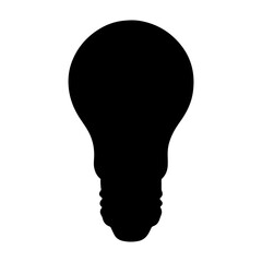 Adobe IllLightbulb silhouette vector icon sign symbol illusion.ustrator Artwork