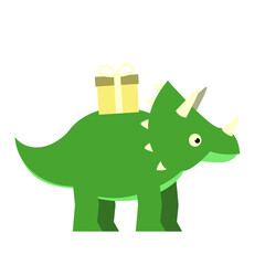 Birthday Dino Character