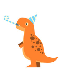 Birthday Dino Character