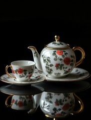 Elegant Tea Set Decorated with Floral Patterns.jpeg