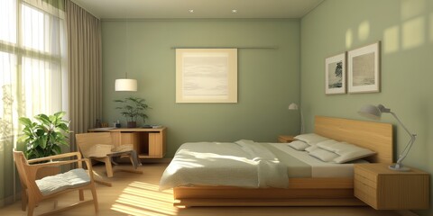 Serene Minimalist Bedroom Design With Natural Light