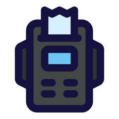 payment machine icon for illustration