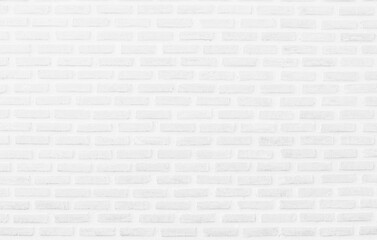 White brick wall background photo. Vintage white wash painted brick wall texture for stone tile block painted in grey light color wallpaper modern interior and exterior and backdrop design textured.
