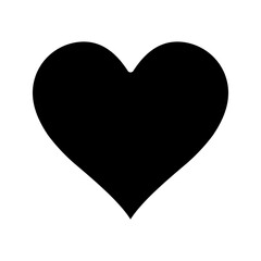 heart icon color editable on white background
