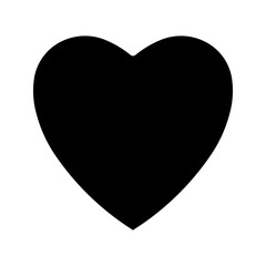 heart icon color editable on white background