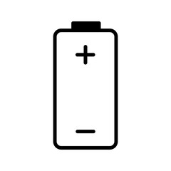 battery icon color editable on white background