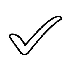 checkmark icon color editable on white background