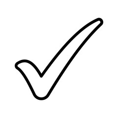 checkmark icon color editable on white background © anisa