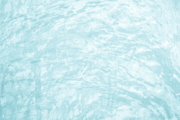 Blue light concrete texture for background in summer wallpaper. Cement colour and sand wall of tone vintage. Abstract teal light color. Cement grain texture paint watercolor for design decoration.