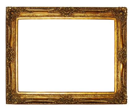 Gold picture frame