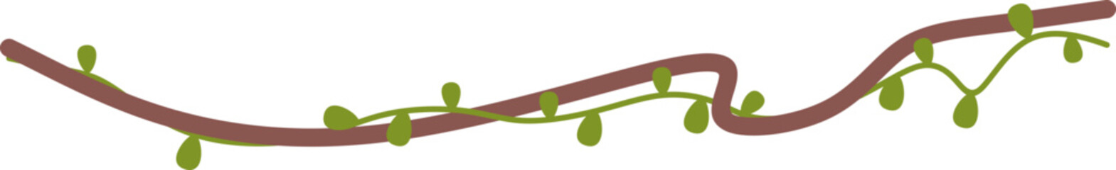 Tropical hanging vine