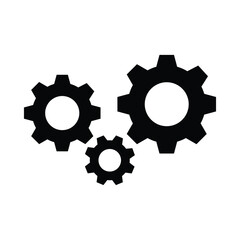 Gear logo vector icon