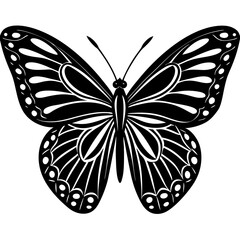 butterfly silhouette vector