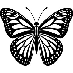 butterfly silhouette vector