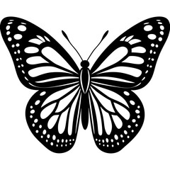 butterfly silhouette vector