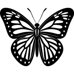 butterfly silhouette vector