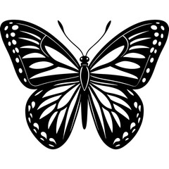 butterfly silhouette vector