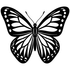 butterfly silhouette vector