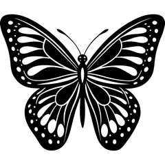 butterfly silhouette vector