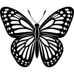 butterfly silhouette vector