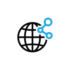 website internet globe earth logo icon