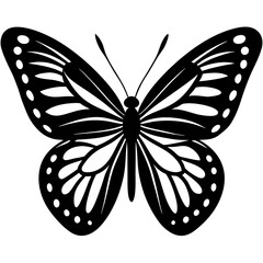 butterfly silhouette vector